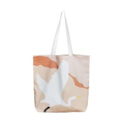 100% New Zealand Modern Kotuku Tote Bag